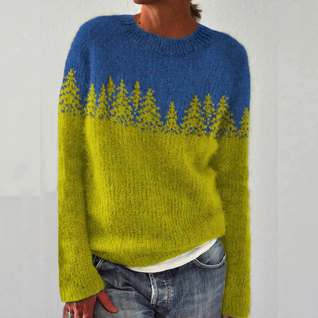 ELIZA & MAREN | EVERYDAY VINTAGE KNIT SWEATSHIRT FOR WOMEN