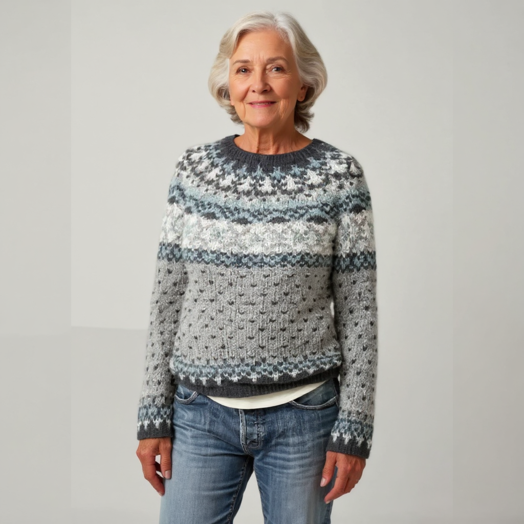 ELIZA & MAREN | CLASSIC RELAXED KNIT SWEATSHIRT FOR WOMEN