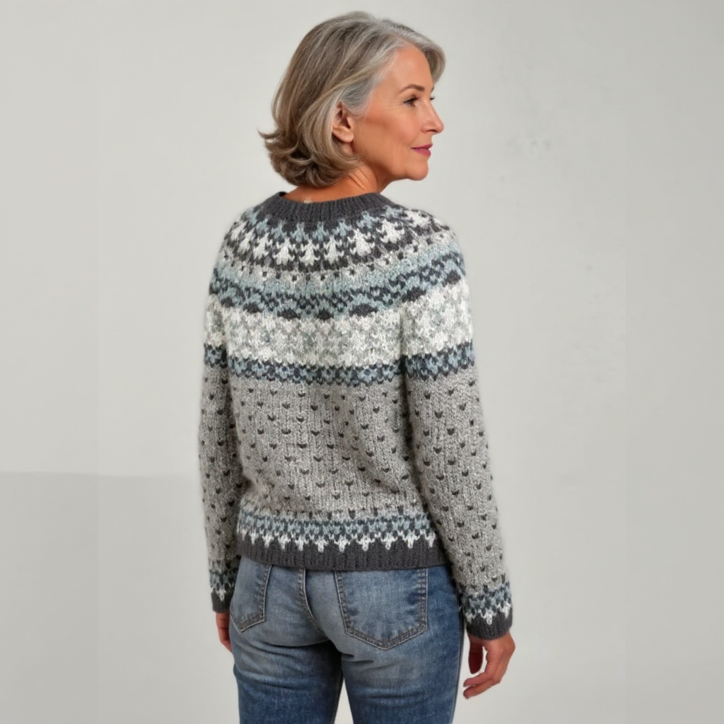 ELIZA & MAREN | CLASSIC RELAXED KNIT SWEATSHIRT FOR WOMEN