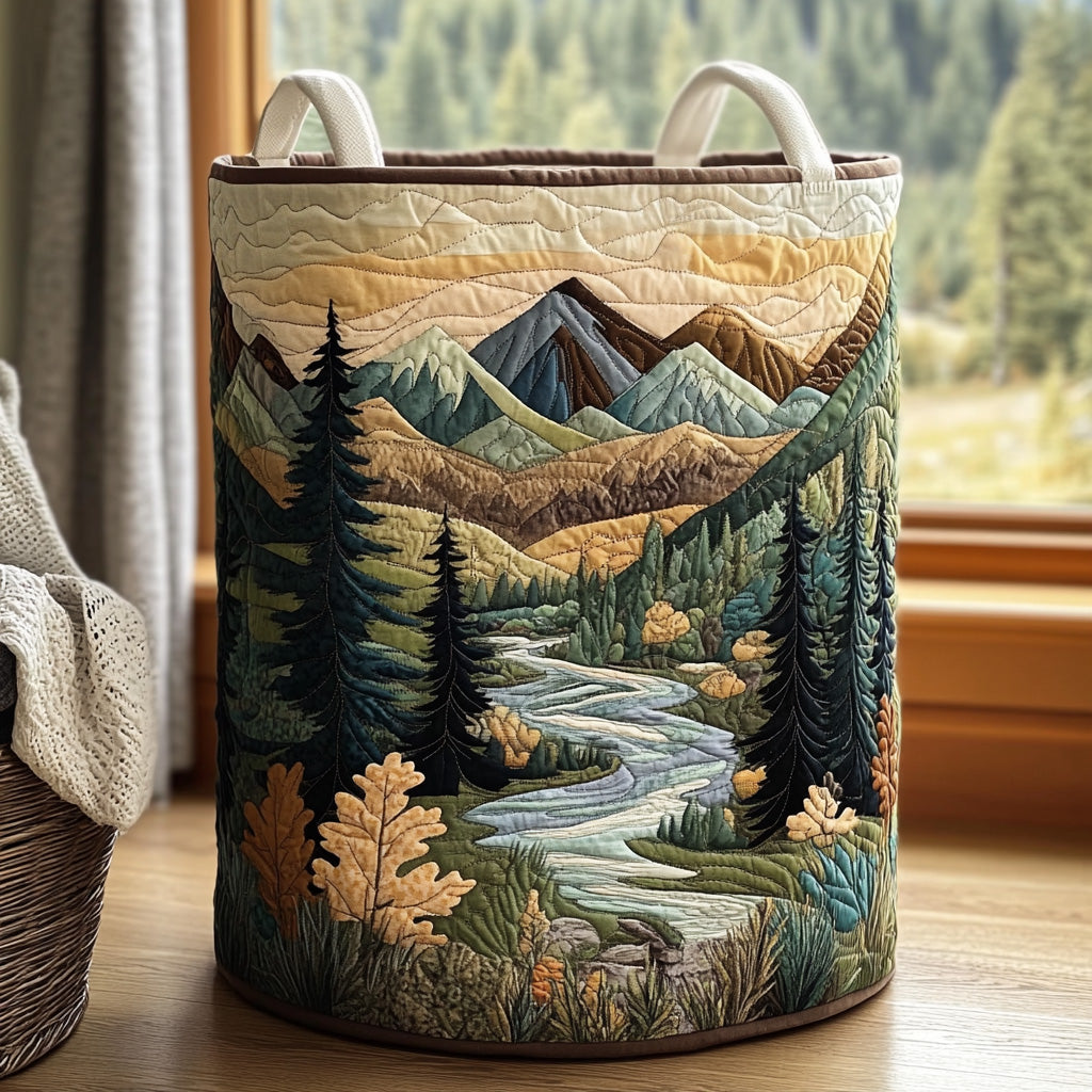 ELIZA & MAREN | FOREST STREAM STORAGE BASKET FOR WOMEN