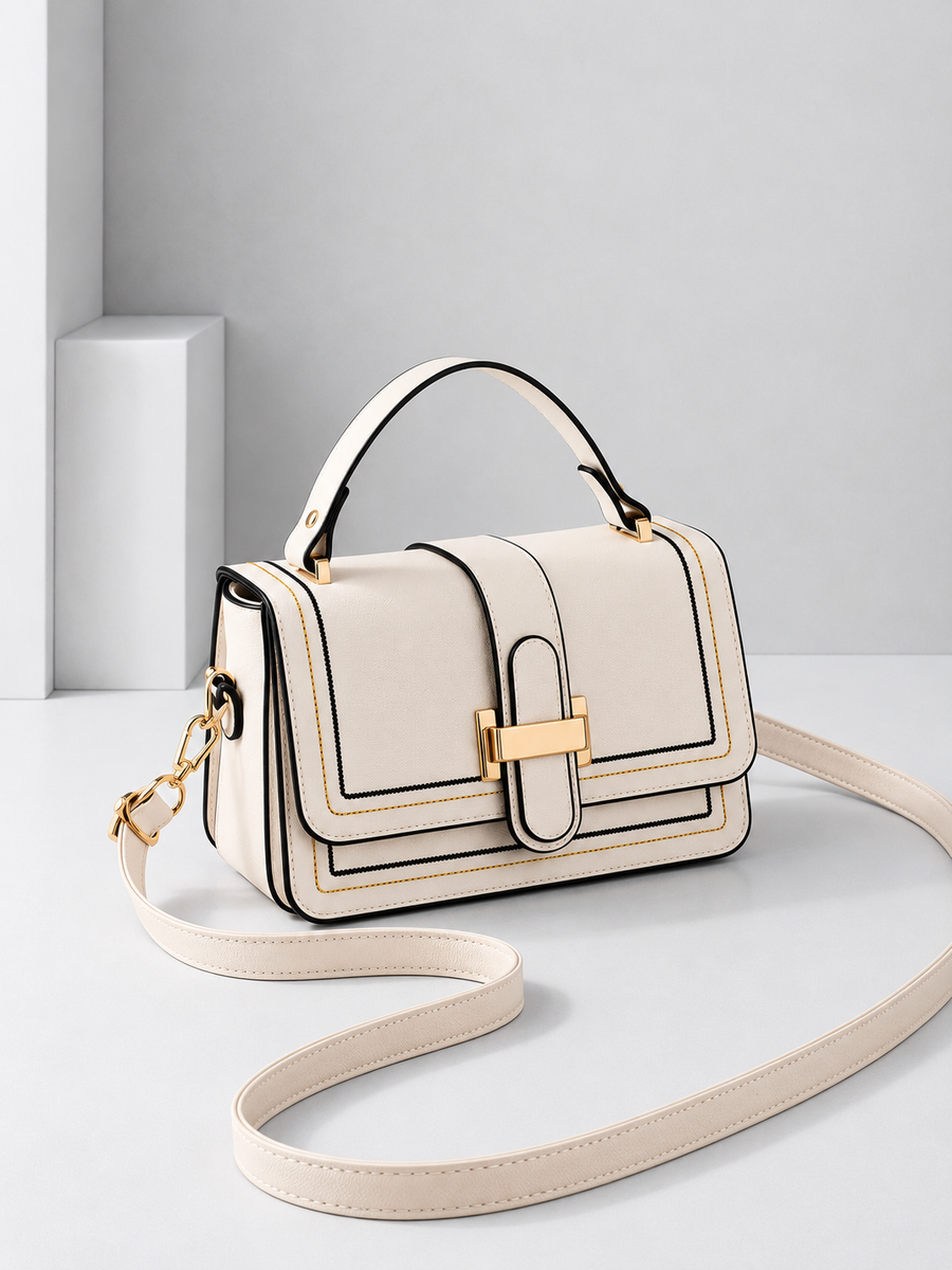 ELIZA & MAREN | COMPACT STRUCTURED SHOULDER BAG FOR WOMEN