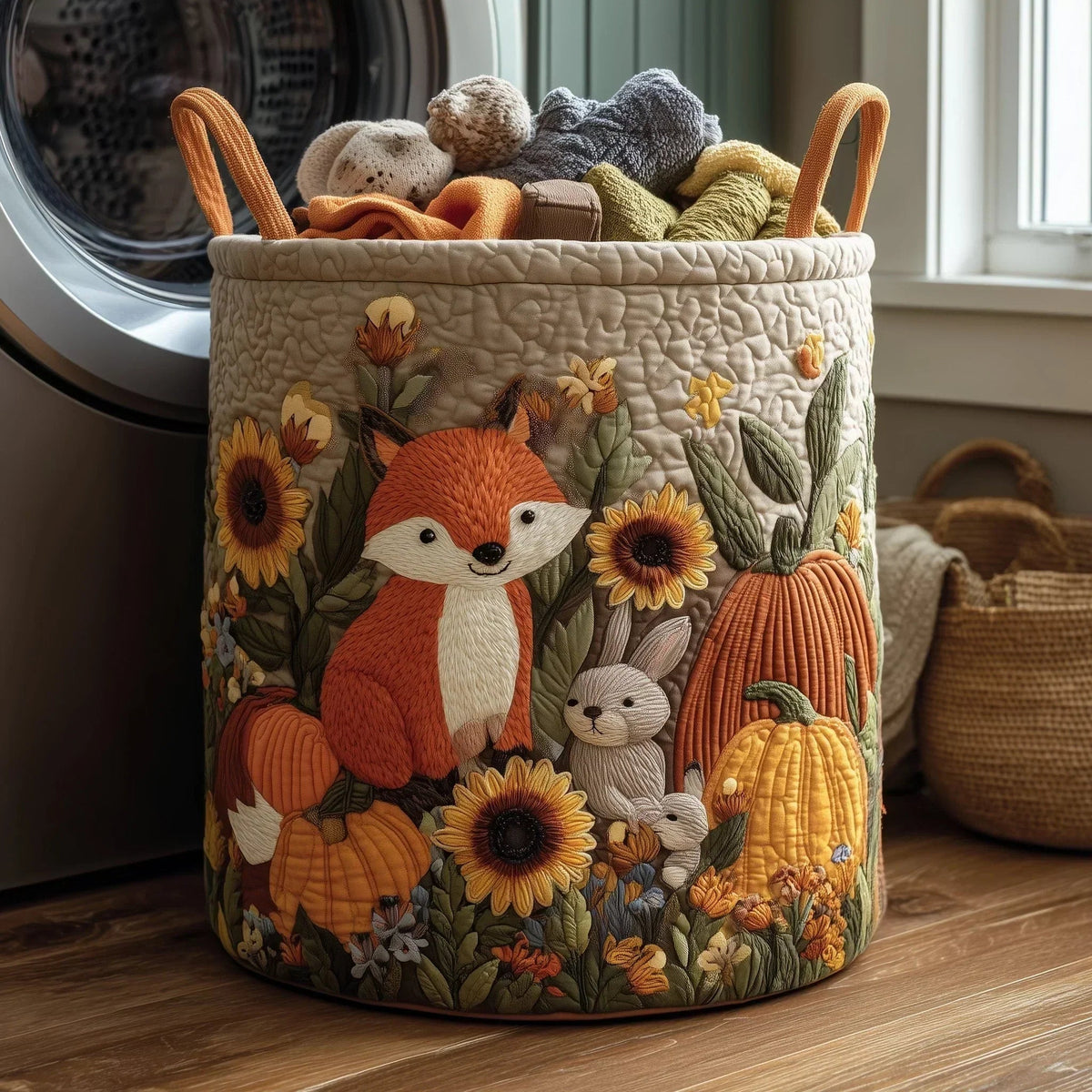 ELIZA & MAREN | FOX FRIENDS STORAGE BASKET FOR WOMEN