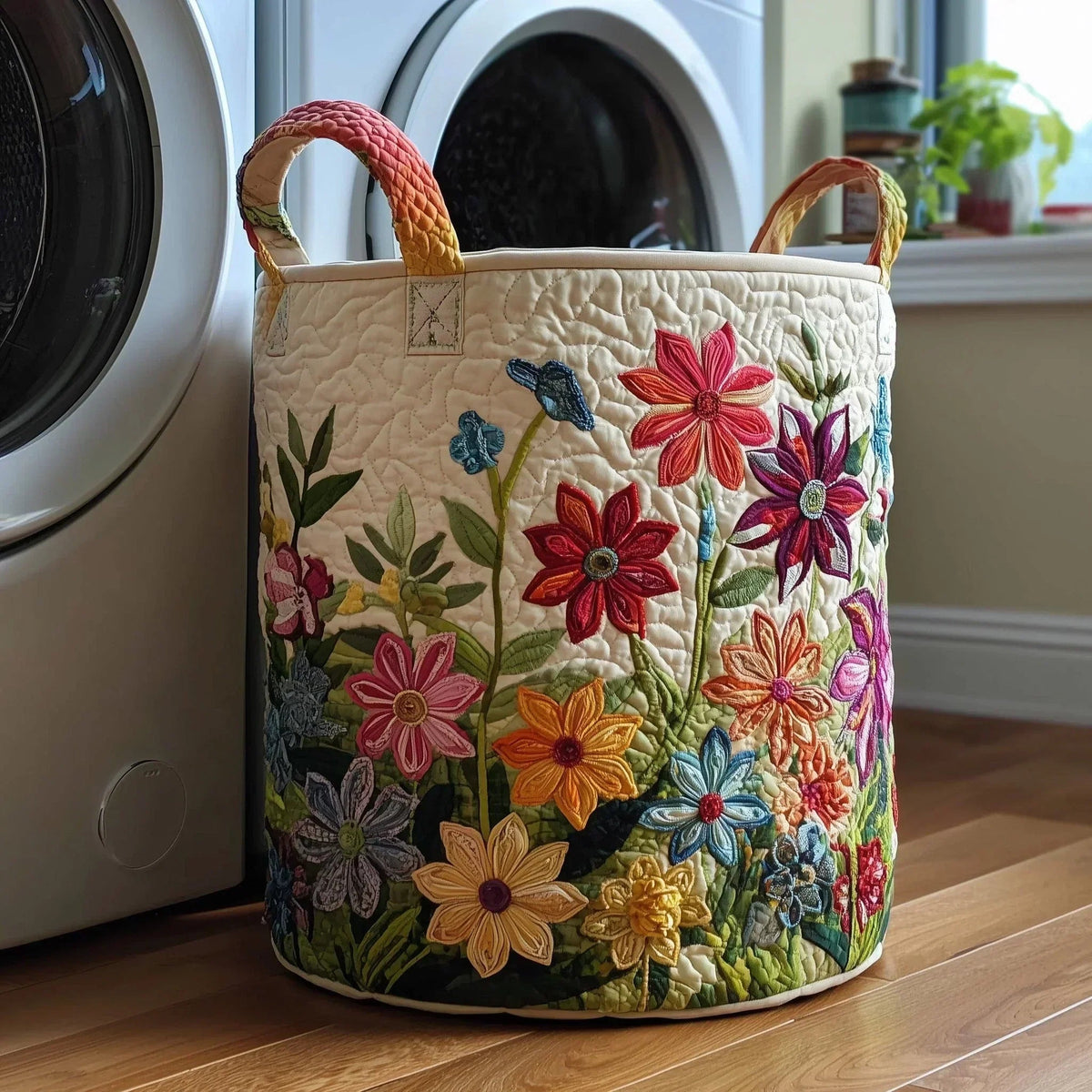 ELIZA & MAREN | WILDFLOWER MEADOW STORAGE BASKET FOR WOMEN