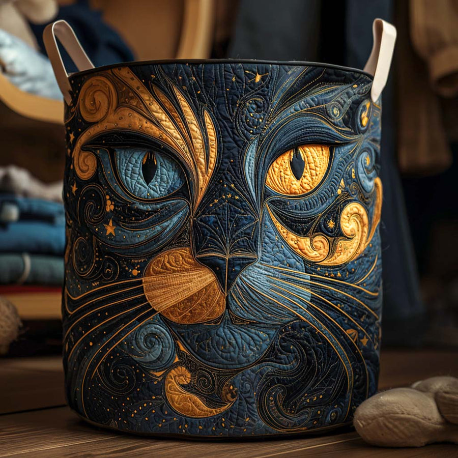 ELIZA & MAREN | GALAXY CAT STORAGE BASKET FOR WOMEN