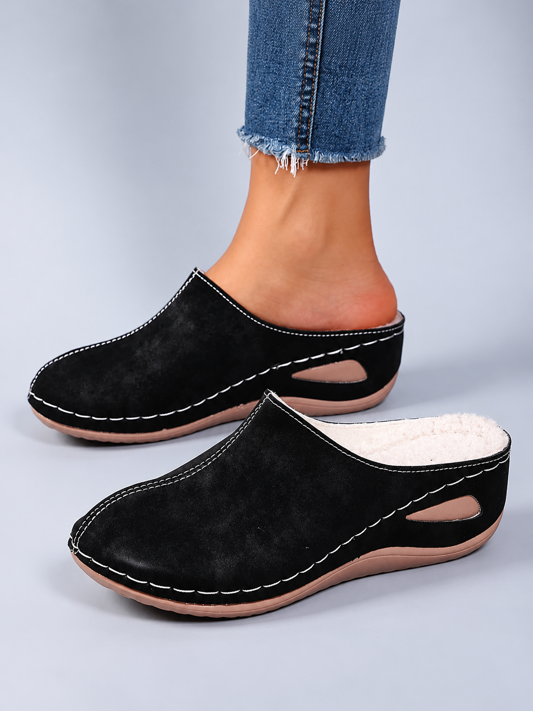 ELIZA & MAREN | WARM LINED SLIPPERS FOR WOMEN