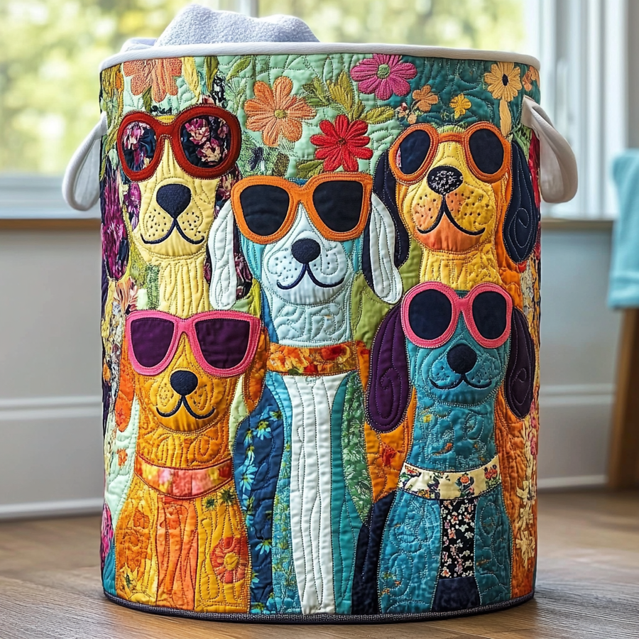 ELIZA & MAREN | HAPPY DOGS STORAGE BASKET FOR WOMEN