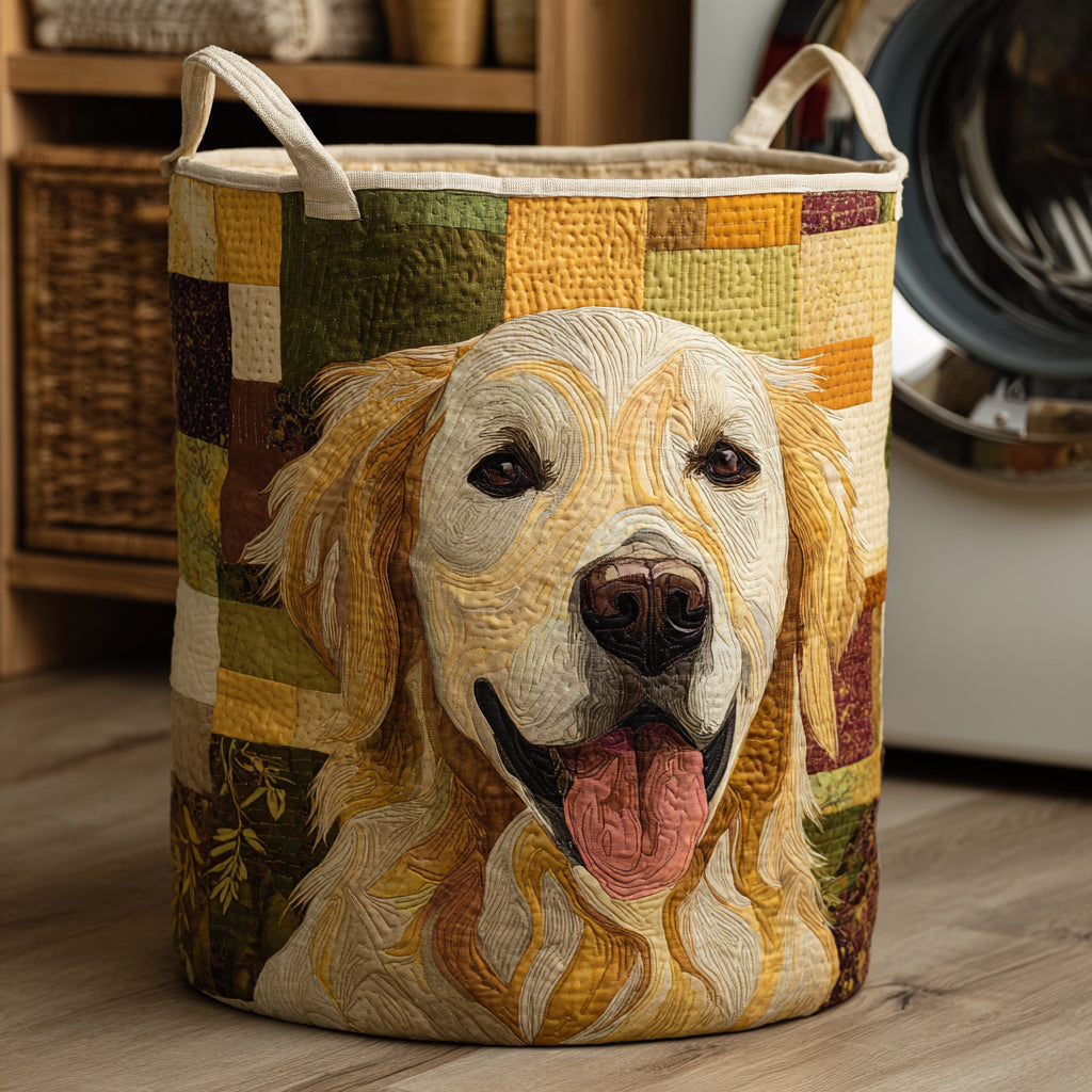 ELIZA & MAREN | GOLDEN RETRIEVER STORAGE BASKET FOR WOMEN
