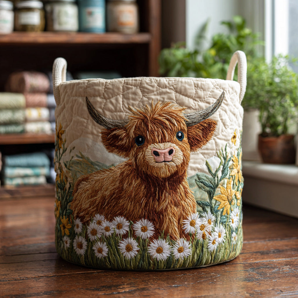 ELIZA & MAREN | HIGHLAND CHARM STORAGE BASKET FOR WOMEN