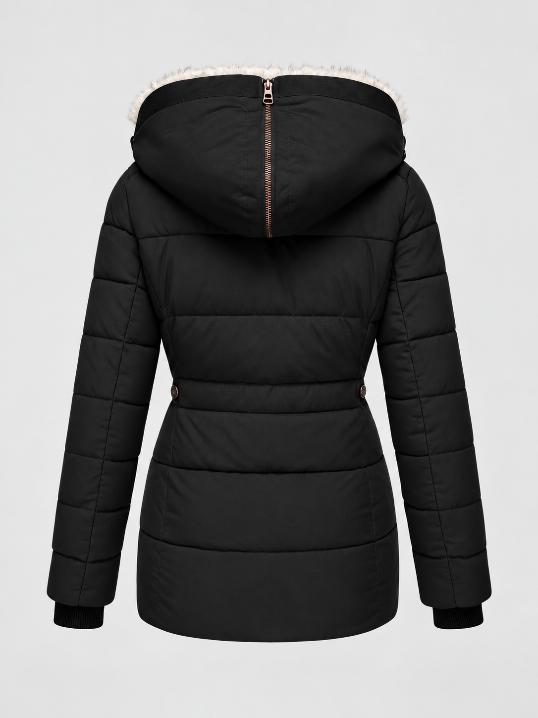 ELIZA & MAREN | HOODED QUILTED WINTER COAT FOR WOMEN