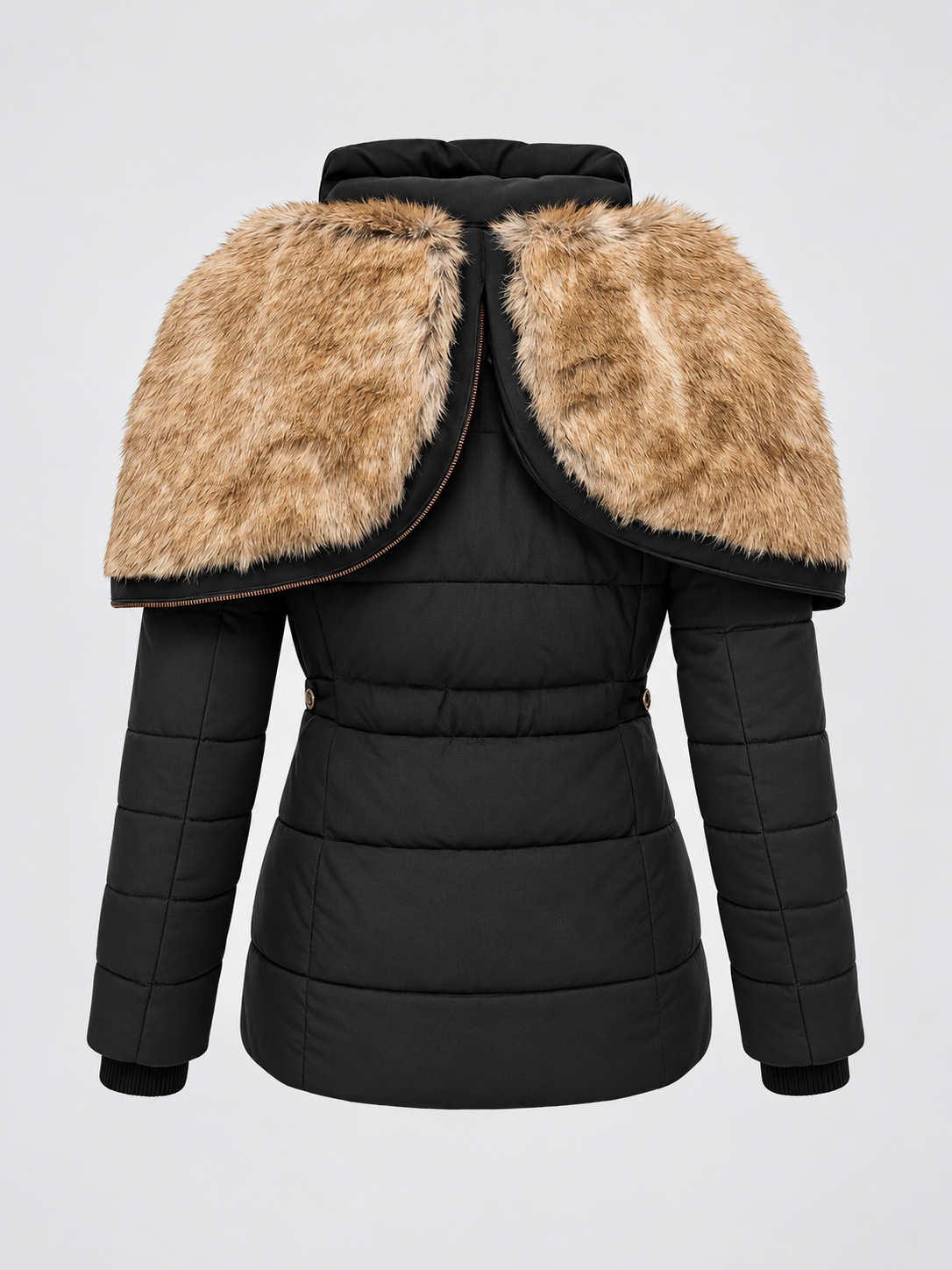 ELIZA & MAREN | HOODED QUILTED WINTER COAT FOR WOMEN