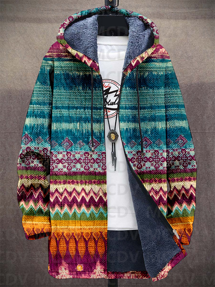 ELIZA & MAREN | TEAL MAGENTA HOODED CARDIGAN FOR WOMEN