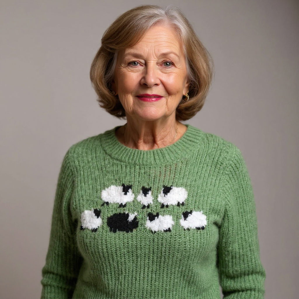 ELIZA & MAREN | SOFT LOOK VINTAGE SWEATER FOR WOMEN