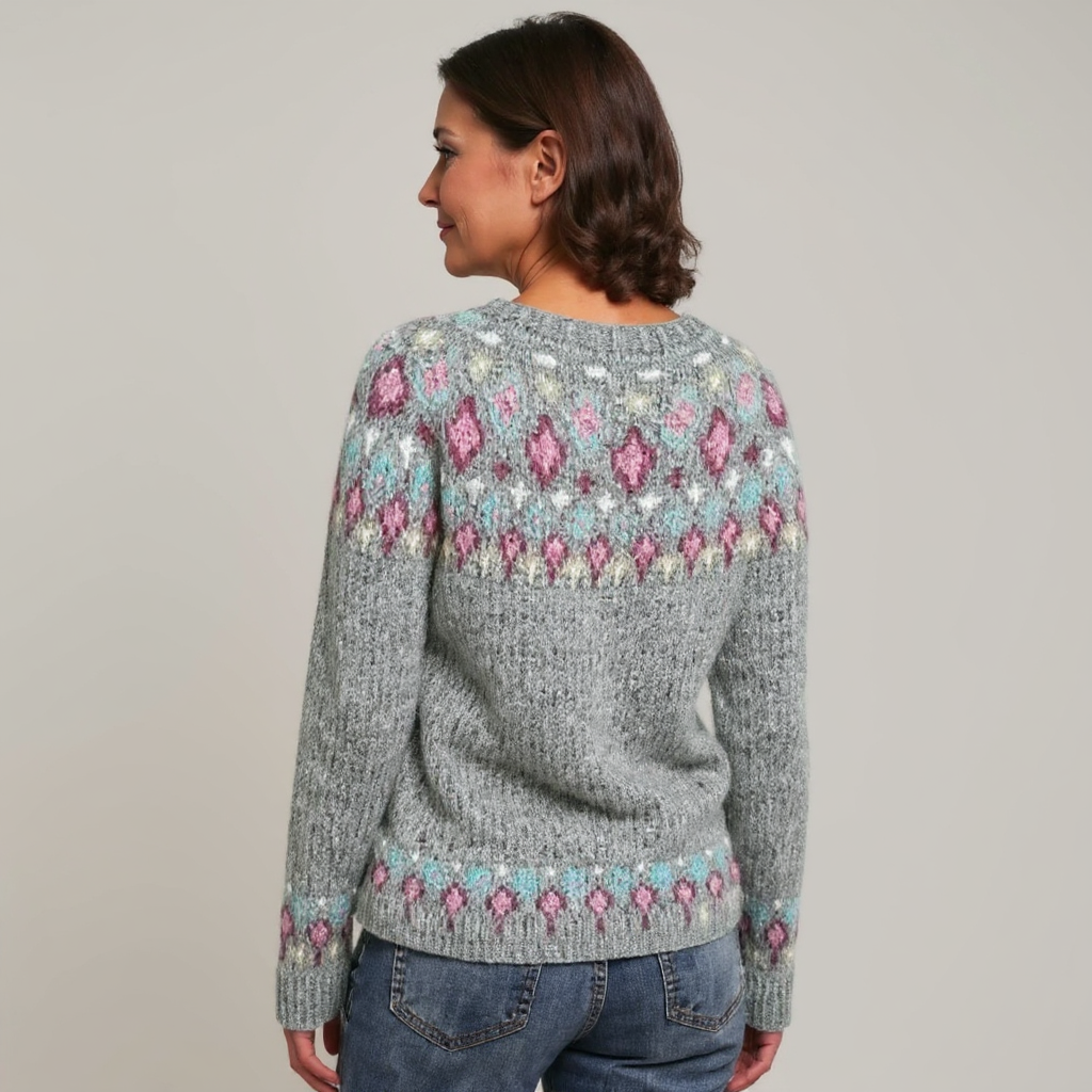 ELIZA & MAREN | RETRO RELAXED KNIT JUMPER FOR WOMEN