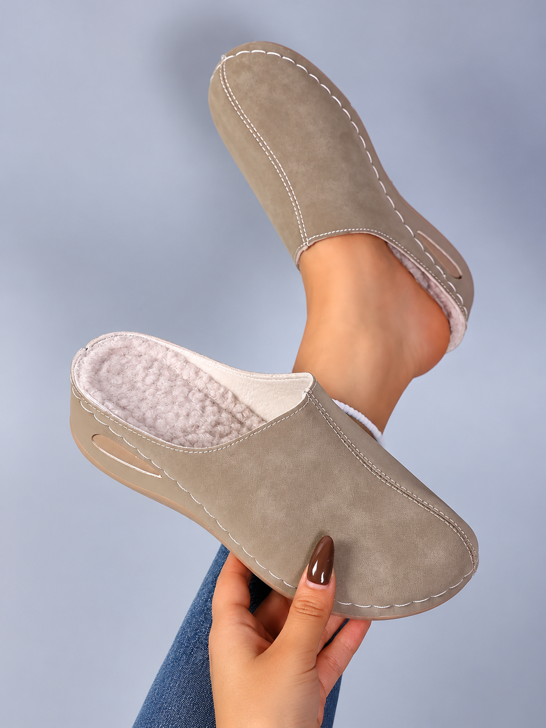 ELIZA & MAREN | WARM LINED SLIPPERS FOR WOMEN