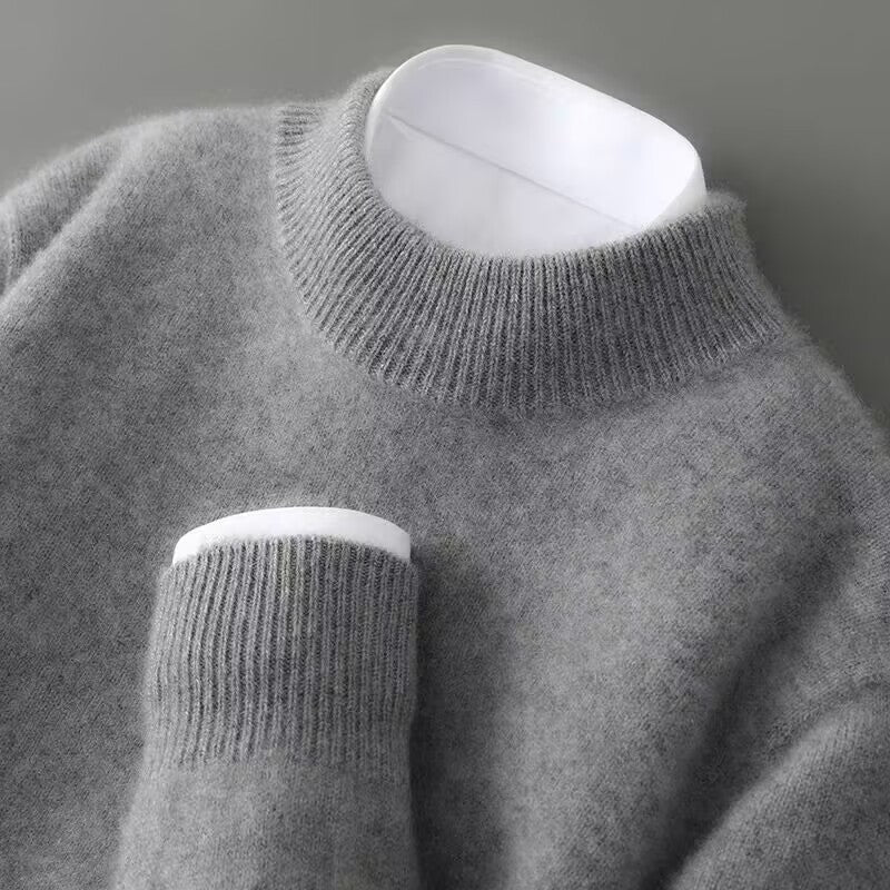 ELIZA & MAREN | RIBBED MOCK NECK SWEATER FOR WOMEN