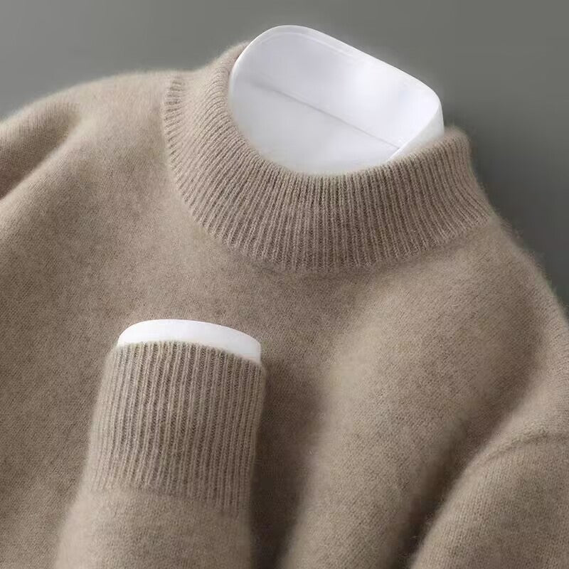 ELIZA & MAREN | RIBBED MOCK NECK SWEATER FOR WOMEN