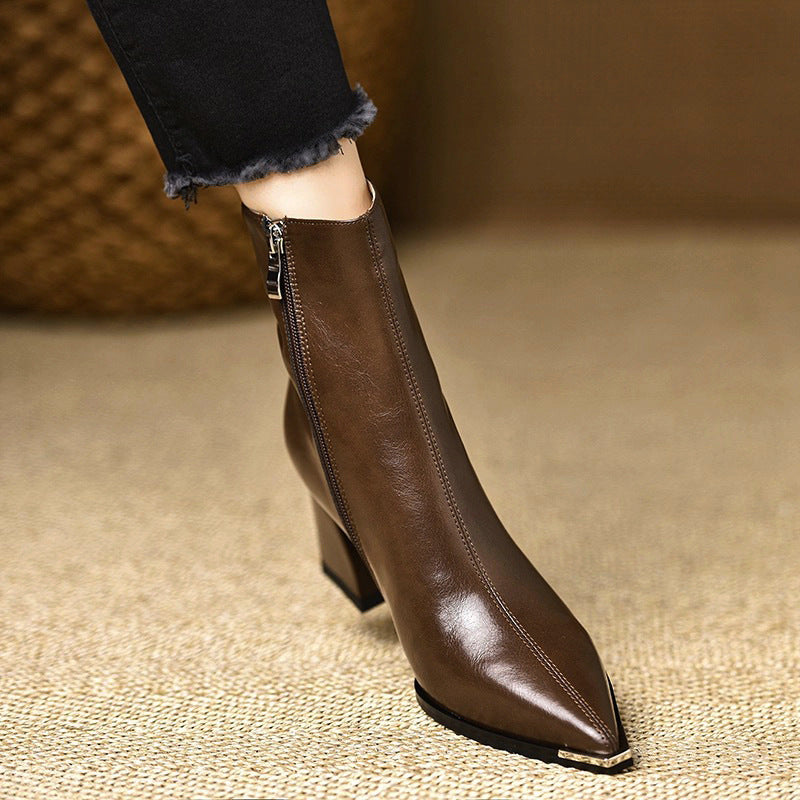 ELIZA & MAREN | POINTED TOE CLASSIC BOOTS FOR WOMEN