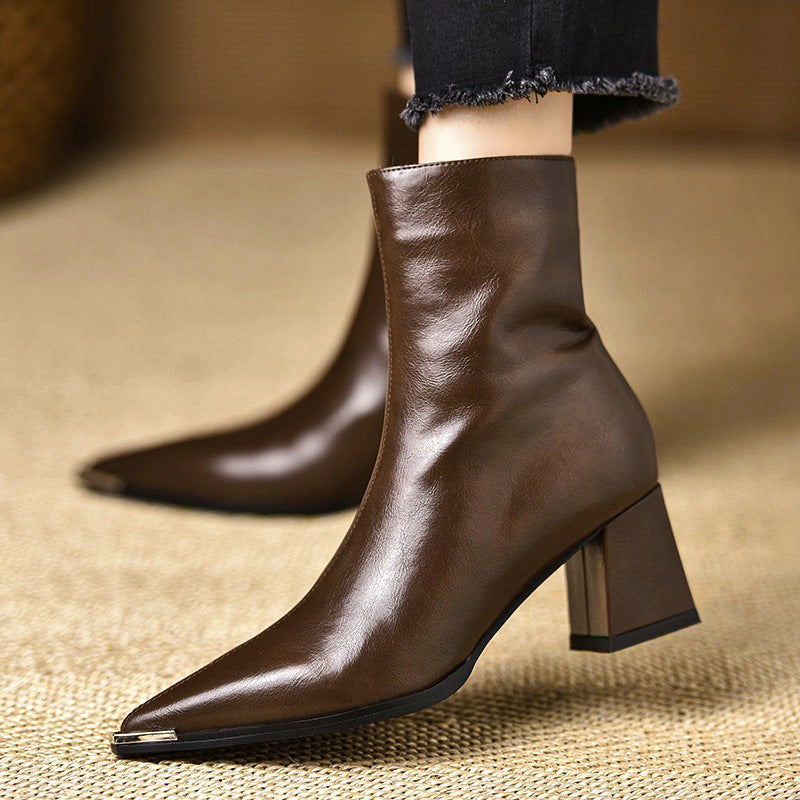 ELIZA & MAREN | POINTED TOE CLASSIC BOOTS FOR WOMEN