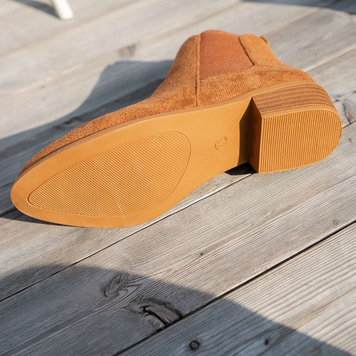 ELIZA & MAREN | ALMOND TOE ANKLE BOOTS FOR WOMEN