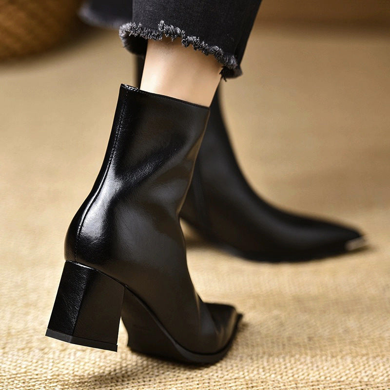 ELIZA & MAREN | POINTED TOE CLASSIC BOOTS FOR WOMEN