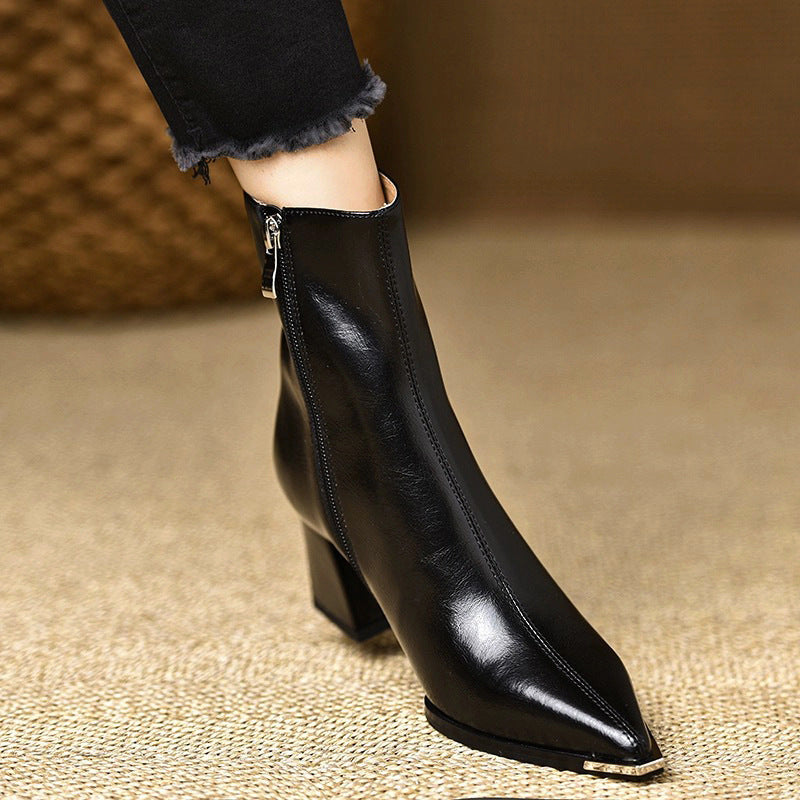 ELIZA & MAREN | POINTED TOE CLASSIC BOOTS FOR WOMEN