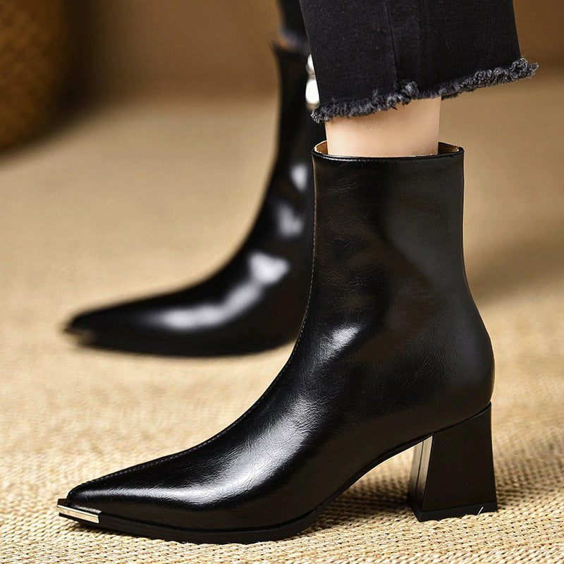 ELIZA & MAREN | POINTED TOE CLASSIC BOOTS FOR WOMEN