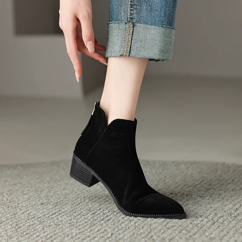 ELIZA & MAREN | ROUND TOE WESTERN BOOTS FOR WOMEN