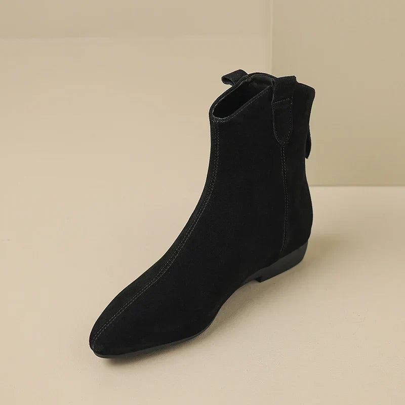 ELIZA & MAREN | POINTED CHELSEA ANKLE BOOTS FOR WOMEN