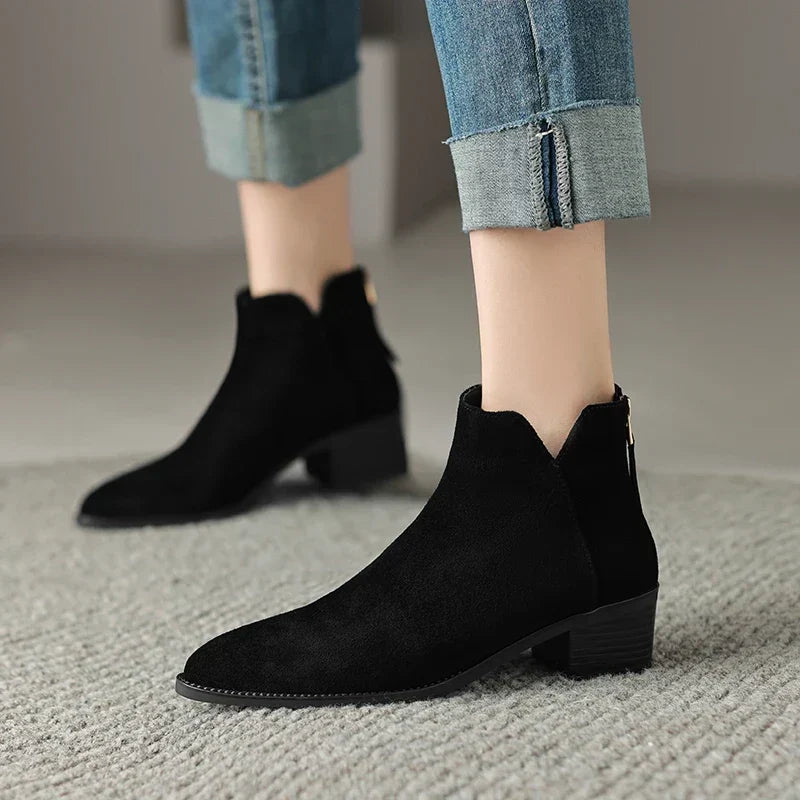 ELIZA & MAREN | ROUND TOE WESTERN BOOTS FOR WOMEN