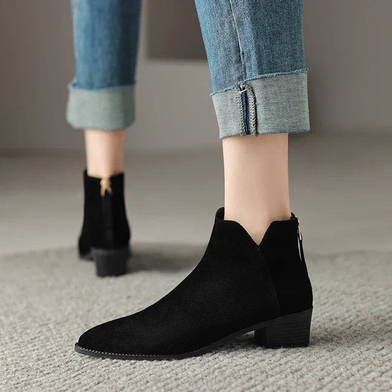 ELIZA & MAREN | ROUND TOE WESTERN BOOTS FOR WOMEN