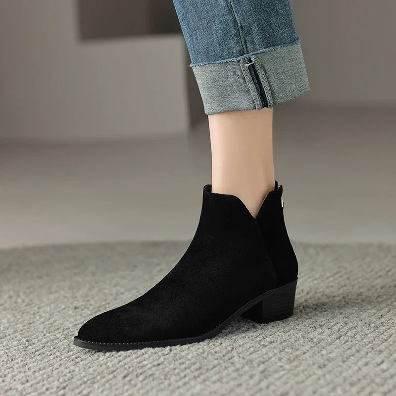ELIZA & MAREN | ROUND TOE WESTERN BOOTS FOR WOMEN