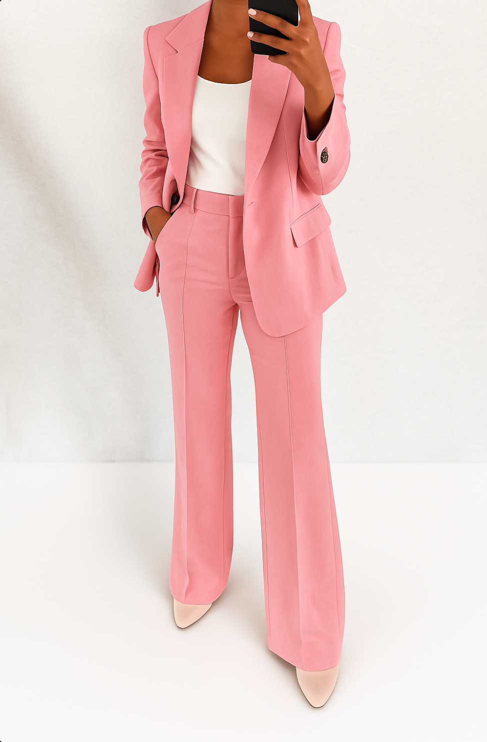 ELIZA & MAREN | FITTED TWO-PIECE SUIT FOR WOMEN