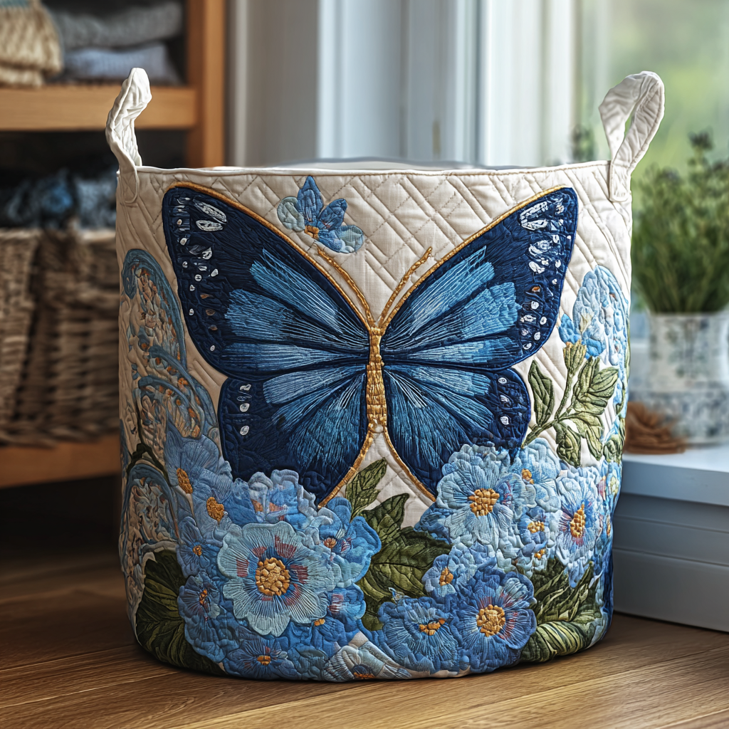 ELIZA & MAREN | BUTTERFLY BLOOM STORAGE BASKET FOR WOMEN