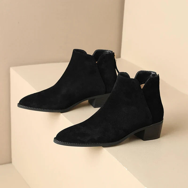 ELIZA & MAREN | ROUND TOE WESTERN BOOTS FOR WOMEN