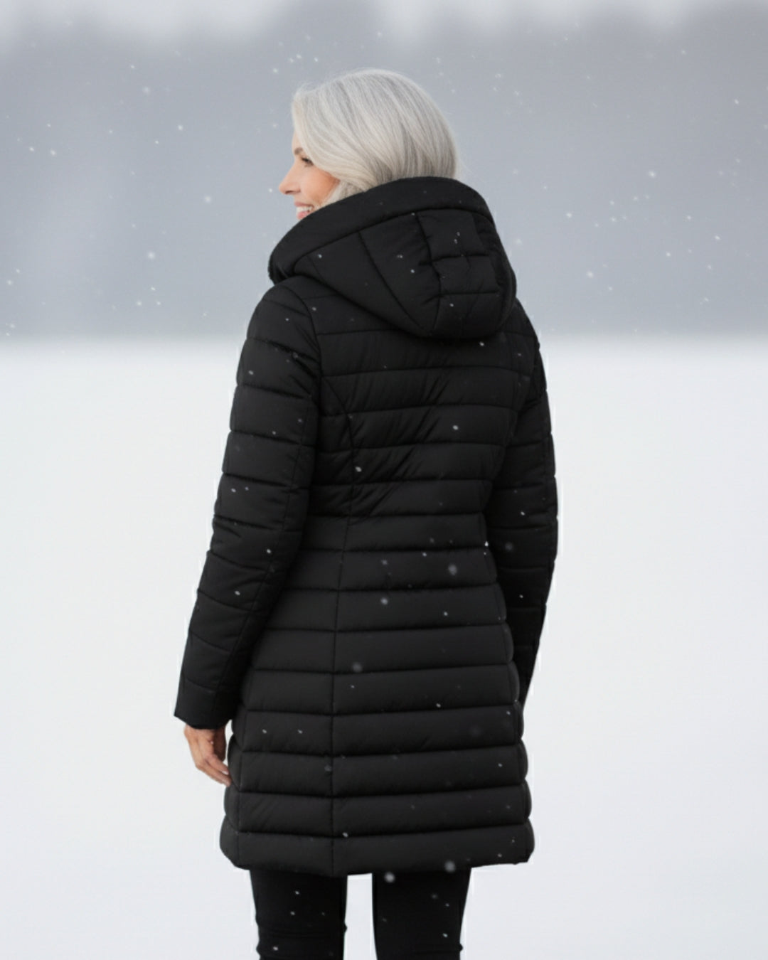 ELIZA & MAREN | FLEECE-LINED PUFFER COAT FOR WOMEN