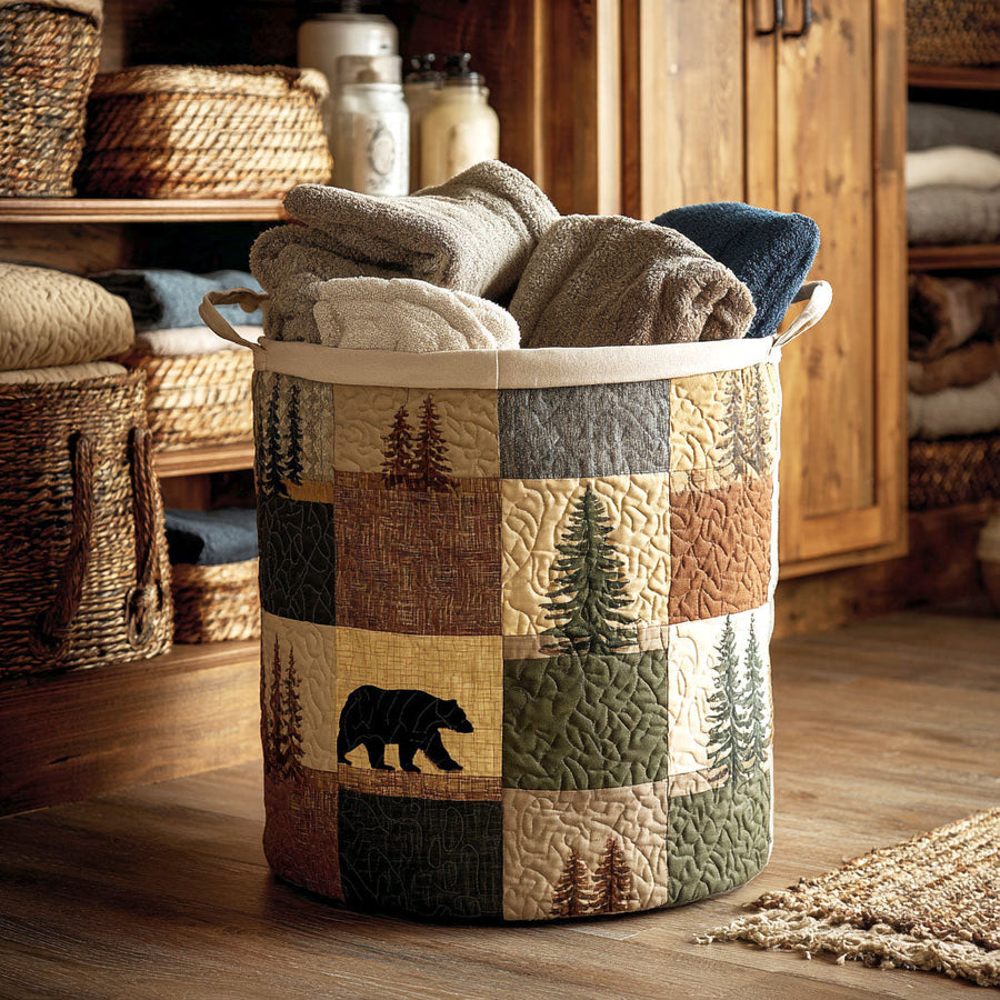 ELIZA & MAREN | WOODLAND PATCH STORAGE BASKET FOR WOMEN
