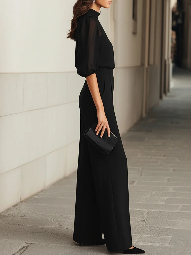 ELIZA & MAREN | FLOWING THREE-PIECE PANTS SET FOR WOMEN