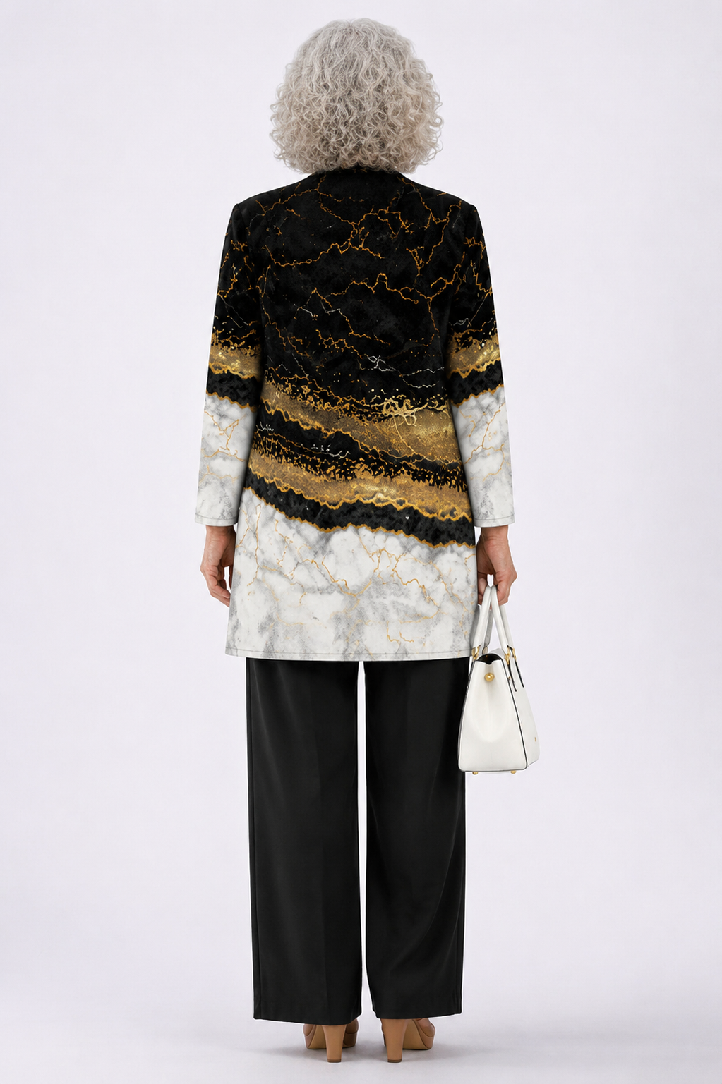 ELIZA & MAREN | YVONNE MARBLE THREE-PIECE SET FOR WOMEN
