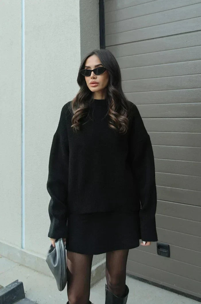 ELIZA & MAREN | KNIT SKIRT SET FOR WOMEN