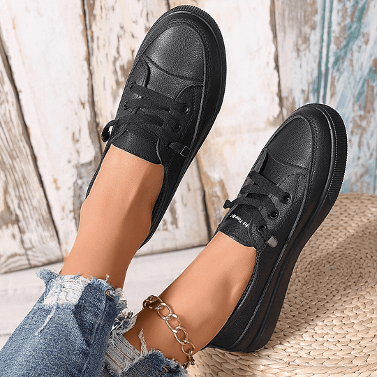ELIZA & MAREN | LOW-CUT LACE-UP SNEAKERS FOR WOMEN