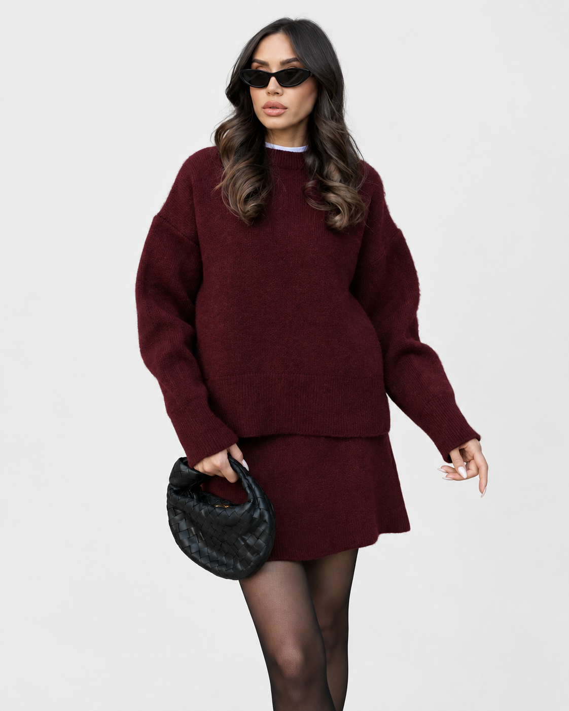 ELIZA & MAREN | KNIT SKIRT SET FOR WOMEN