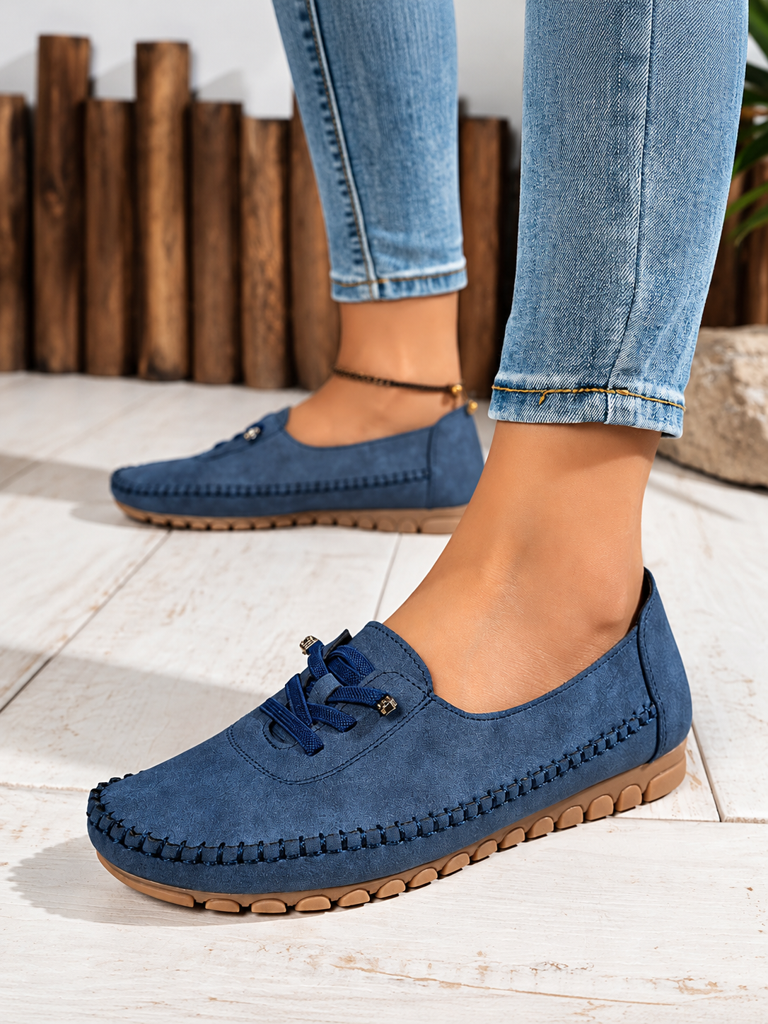ELIZA & MAREN | FLEXIBLE SOLE MOCCASINS FOR WOMEN