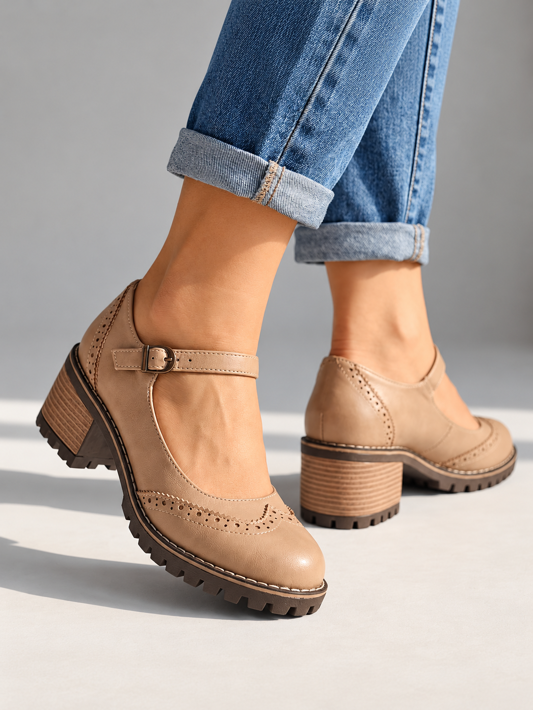 ELIZA & MAREN | BLOCK HEEL MARY JANES FOR WOMEN