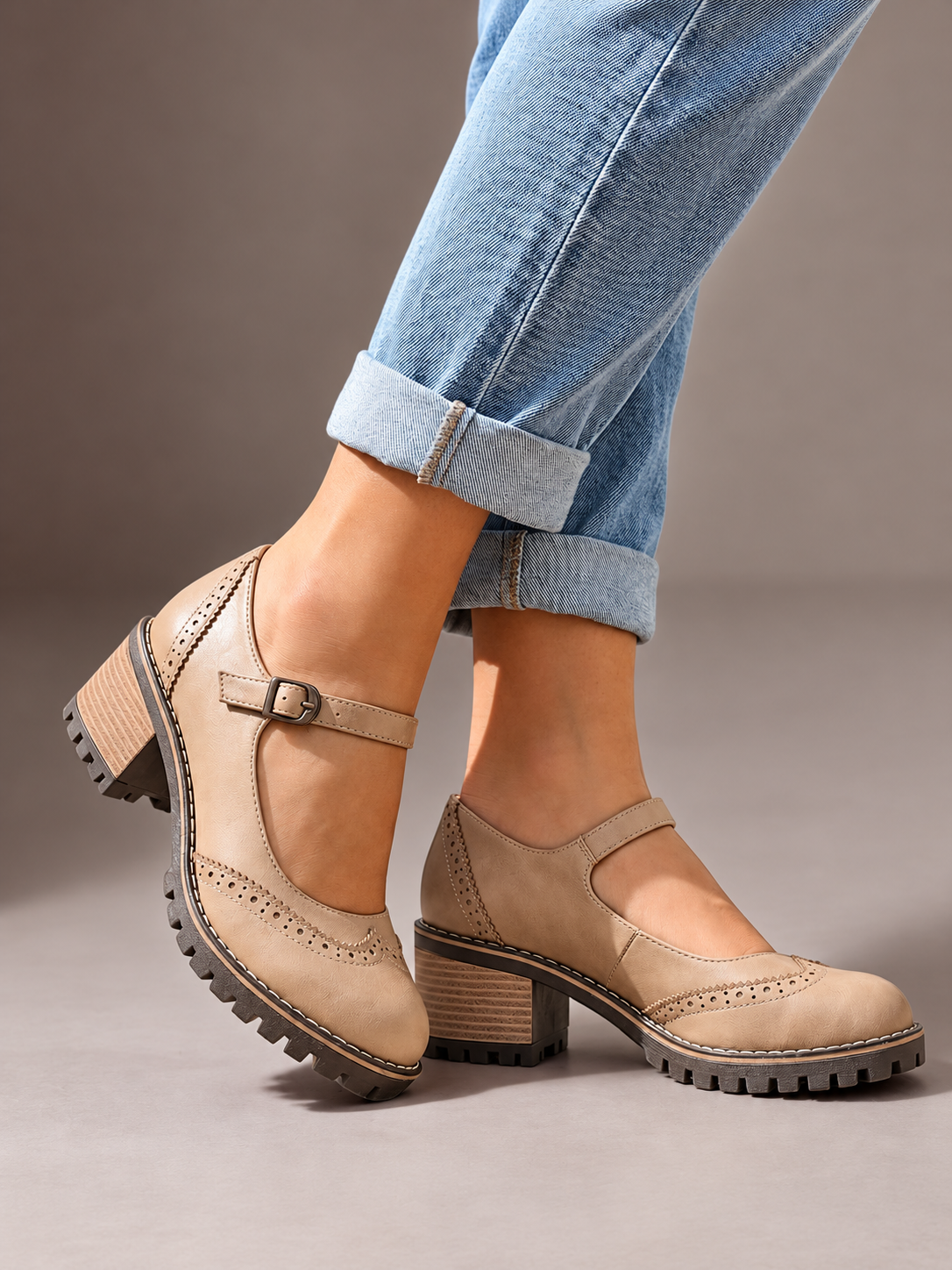 ELIZA & MAREN | BLOCK HEEL MARY JANES FOR WOMEN
