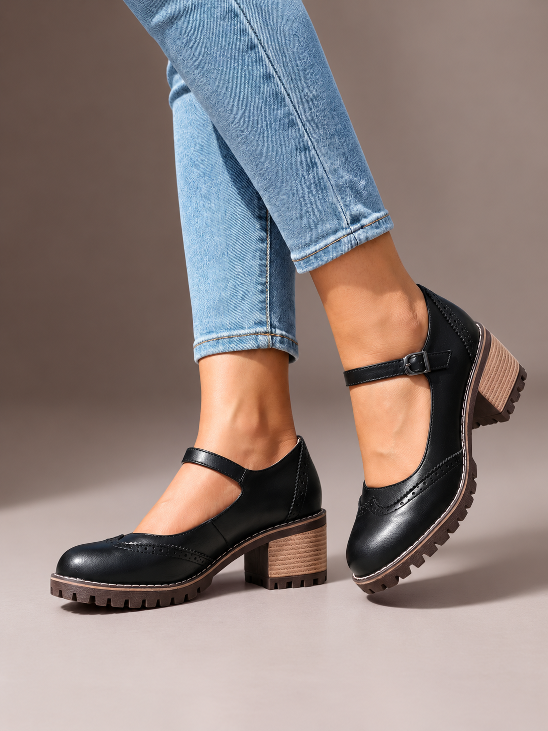 ELIZA & MAREN | BLOCK HEEL MARY JANES FOR WOMEN
