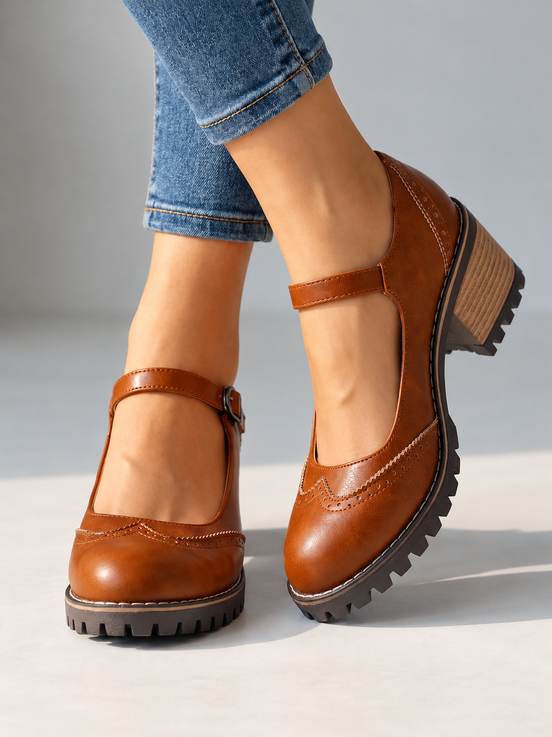 ELIZA & MAREN | BLOCK HEEL MARY JANES FOR WOMEN