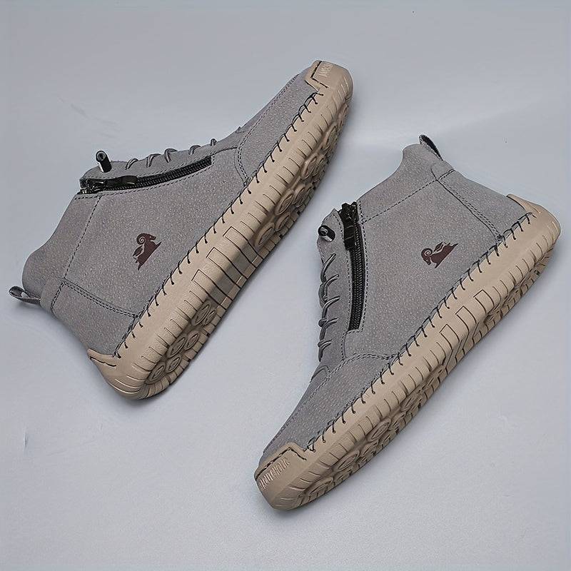 ELIZA & MAREN | SIDE ZIP WALKING SHOES FOR WOMEN