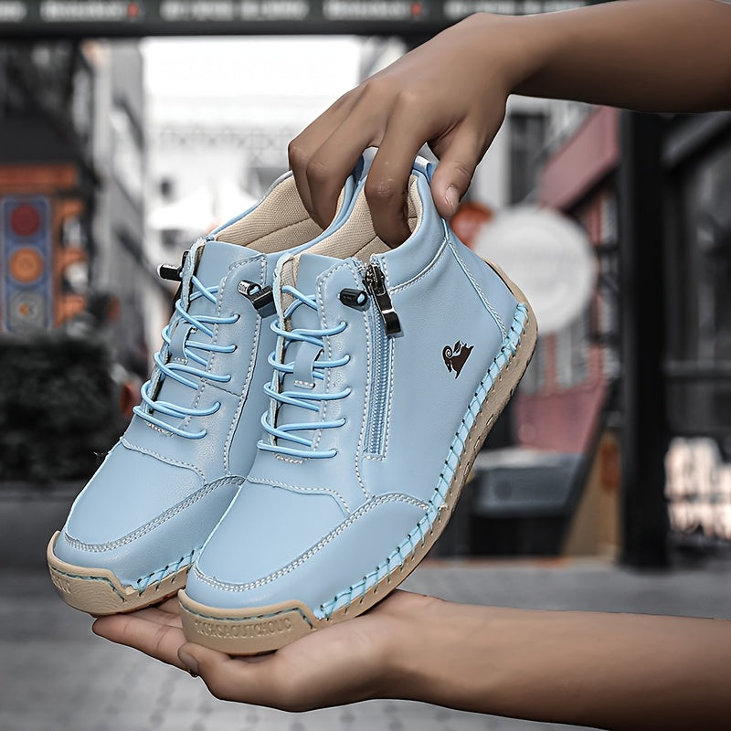 ELIZA & MAREN | SIDE ZIP WALKING SHOES FOR WOMEN