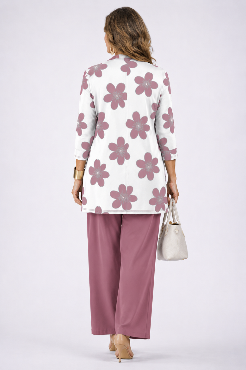 ELIZA & MAREN | CHRISTINE PINK THREE-PIECE SET FOR WOMEN