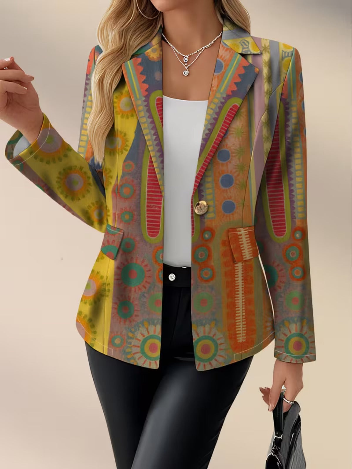 ELIZA & MAREN | BOHEMIAN MEDALLION BLAZER FOR WOMEN
